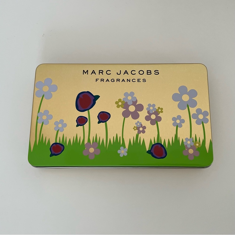 Marc Jacobs Perfume Metal Tin Box